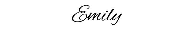 my signature Emily's Petite palate